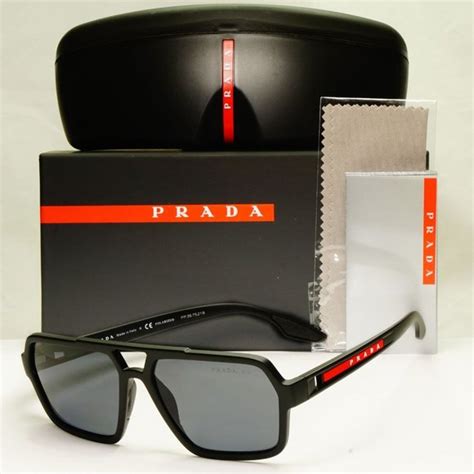 prada black men's sunglasses|prada men's sunglasses polarized.